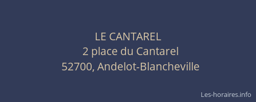 LE CANTAREL