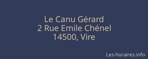 Le Canu Gérard