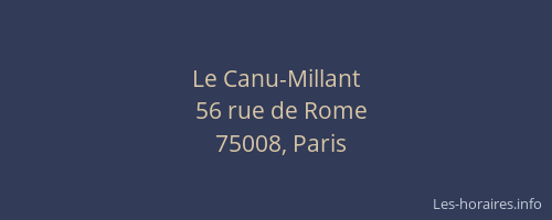 Le Canu-Millant
