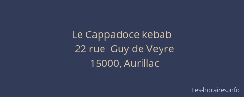 Le Cappadoce kebab