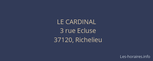LE CARDINAL