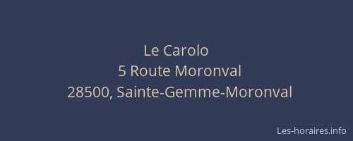 Le Carolo