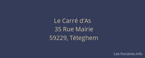 Le Carré d'As
