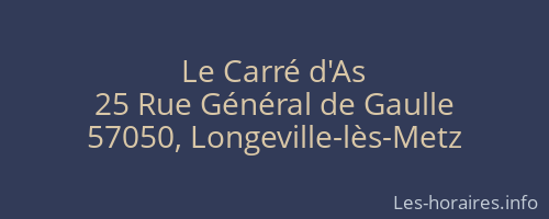 Le Carré d'As