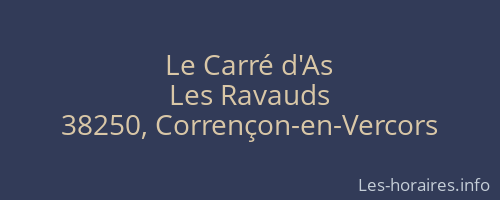 Le Carré d'As