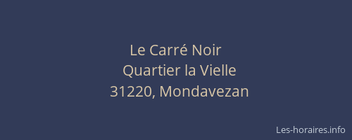 Le Carré Noir
