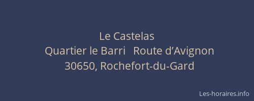 Le Castelas