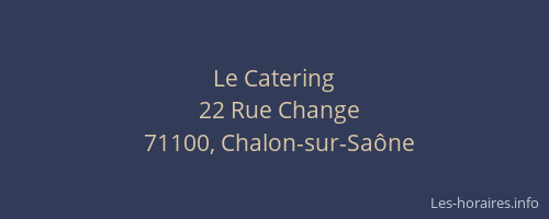 Le Catering