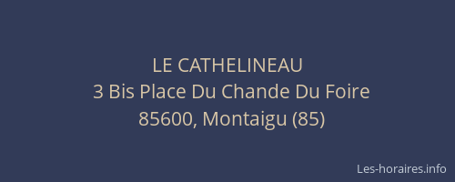 LE CATHELINEAU