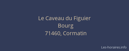 Le Caveau du Figuier