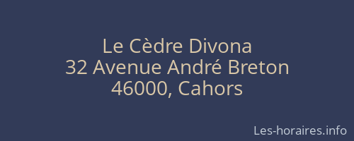 Le Cèdre Divona