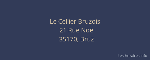 Le Cellier Bruzois