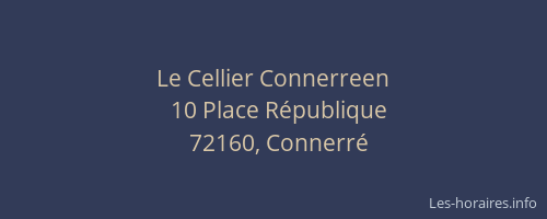Le Cellier Connerreen