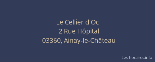 Le Cellier d'Oc