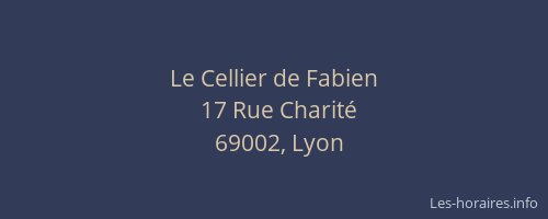 Le Cellier de Fabien