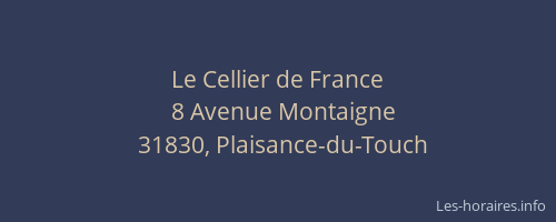 Le Cellier de France