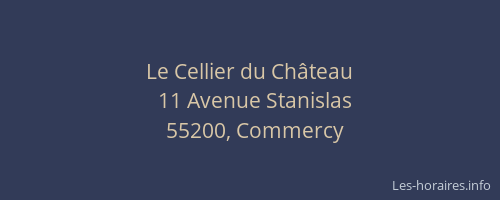 Le Cellier du Ch&acirc;teau