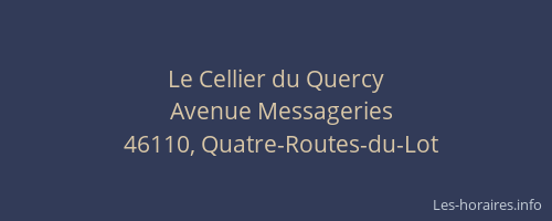 Le Cellier du Quercy