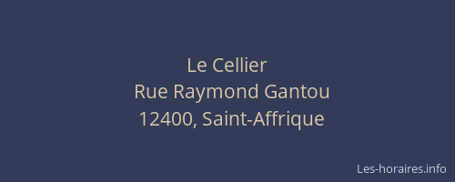 Le Cellier