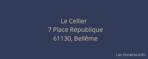 Le Cellier