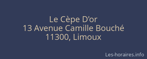 Le Cèpe D'or