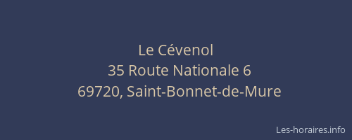 Le Cévenol