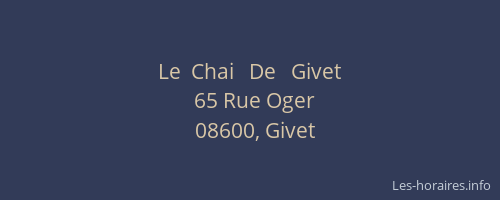 Le  Chai   De   Givet