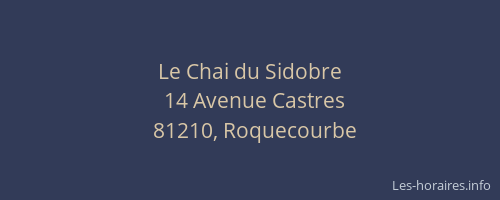 Le Chai du Sidobre