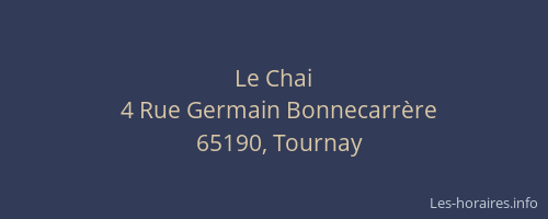 Le Chai
