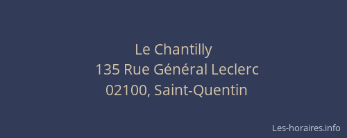Le Chantilly