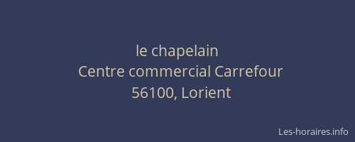 le chapelain