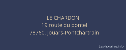 LE CHARDON