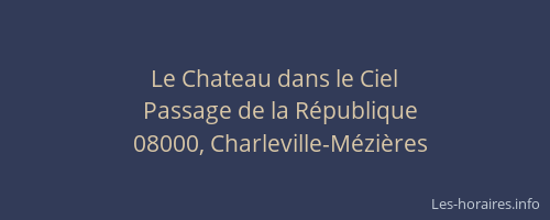 Le Chateau dans le Ciel