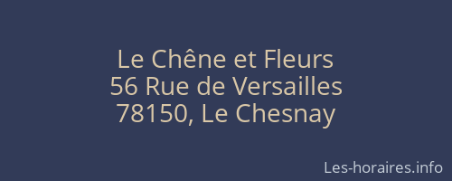 Le Chêne et Fleurs
