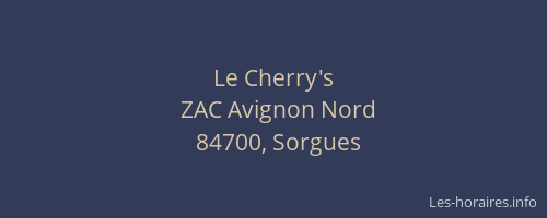 Le Cherry's