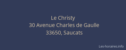 Le Christy