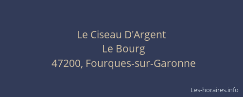 Le Ciseau D'Argent