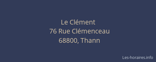 Le Clément