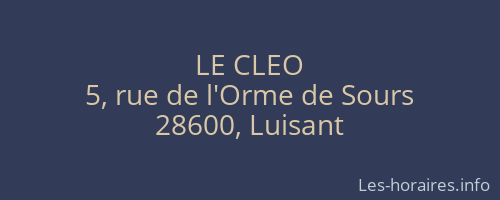 LE CLEO