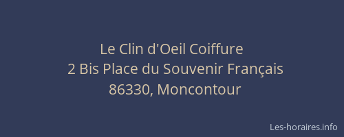 Le Clin d'Oeil Coiffure