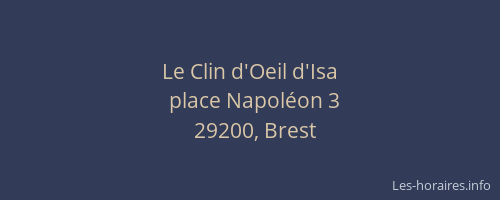 Le Clin d'Oeil d'Isa