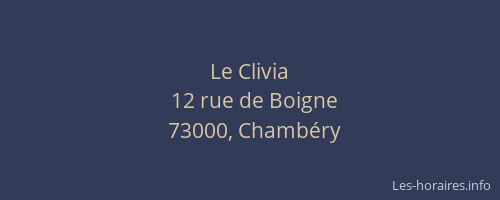 Le Clivia