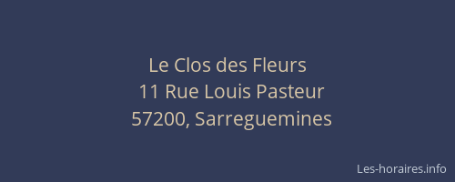 Le Clos des Fleurs