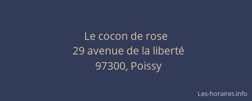 Le cocon de rose