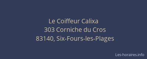 Le Coiffeur Calixa