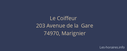 Le Coiffeur