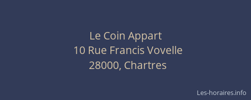Le Coin Appart