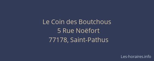 Le Coin des Boutchous