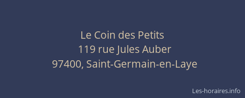 Le Coin des Petits