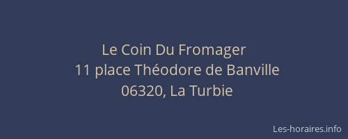 Le Coin Du Fromager